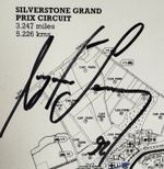 Ayrton Senna Signed 1992 British GP Silverstone Race Card + Programme COA