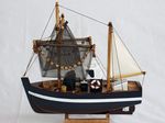 HANDMADE WOODEN TRAWLER MODEL CASW44183