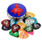 Donner Guitar Picks Celluloid 16 Pack Thin Medium Heavy Extra Heavy Picks + Case