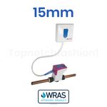 NEW Surestop 15mm Stopcock with Remote Switch & 2m Tubing SS/15/RPL - White