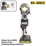 18V Rechargeable Electric Hydraulic Plier Electric Crimping Tool 4-300mm² 60KN