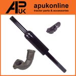 Exhaust Silencer Elbow & Weather Rain Cap for Fordson Power Super Major Tractor