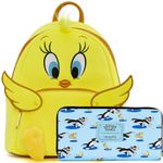 Loungefly Tweety Plush Backpack & Wallet  Looney Toons Brand  New With Tags