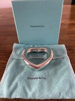 Tiffany & Co. Silver Heart-Shaped Rattle Teething Ring Baby Heirloom Rare