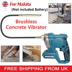 Electric Concrete Vibrator Brushless For Makita No Battery Hand Held Vibrating~