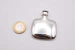 Delightful Antique Silver Miniature Hip Flask Hallmarked Birmingham 1929