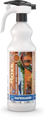 Roxil Wood Stain Preserver Spray for Outdoor Decking, Fence, Shed, Furniture