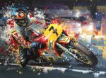 Barry Sheene Suzuki 7 canvas art prints by Greg Tillett MotoGP
