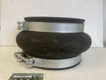 8" docking seal / rubber joiner C/W 2x clamp slurry tanker