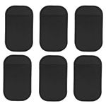 Rotupap 6pcs Diamond Tray 13.5 x 7.5 cm / 5.3 x 2.96 inch, Black, Transparent 