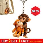 Protect Punch The Monkey Keychain, for Backpack Purse Car Keys Gift HOT