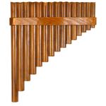 Bamboo Pan Flute with Bag Curved Pan Flute High Quality for Beginners