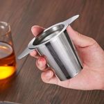 Stainless Steel Tea Infuser with Lid | Herbal Loose Leaf Tea Strainer Filter