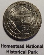 2015 Homestead Quarter (25c) USA Commemorative Coin. See photos