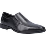 Hush Puppies Ellis Black Mens Full Grain Leather Shoes