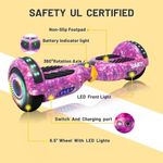 6.5" Electric Hoverboard Self Balancing Scooter LED Bluetooth Balance Board