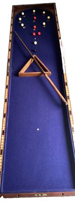 Antique Bagatelle Billiards Table Military 82nd Regiment Prince of Wales Rare