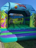 Inflatable Bouncy Castle Bounce House Mixed Designs TikTok Unicorn Pastel