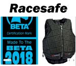 RACESAFE 2018 EXTRA LARGE Tall Child - Teenager - adult. .BODY PROTECTOR V.G.C