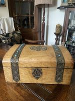 Large Victorian Wooden Chest / Decorative Box