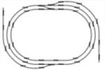 Hornby or Peco Job Lot 00 Nickel Silver Track 2nd & 3rd Radius + Outer Sidings 