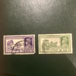 INDIA 1937-1940 DAK BULLOCK CART AND DAK TONGA STAMPS