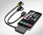 Audi iPhone Lightning USB Cable Lead Set Audi Music Interface AMI MMi 3G+GENUINE