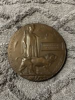 WWI British Memorial Plaque "Dead Man's Penny" - William George Richardson