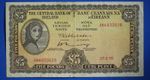 1970 Ireland Irish Eire, Five pound £5 banknote, Lady Lavery  **[28389]