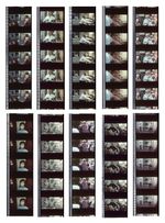 MRS. DOUBTFIRE - TEN STRIPS OF FIVE 35mm FILM CELLS