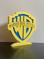 Warner Bros Style Logo  Gift Movie Film Studio Dad Man Cave Birthday -3d Printed