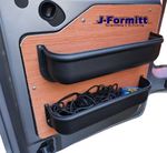 Van Camper Storage Pocket Large Black Tool Storage Van Racking Ratchet strap