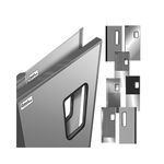 Curtron SPCD-30-SS-3648 Cafe Series 30" Swing Door, 36" x 48", 18-Gauge Stain...