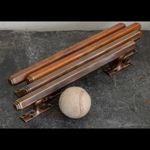 Pair off, 2 pairs available, Large Art Deco Door Pulls / Handles, Ready to fit