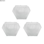 3pcs White Lace Soft Underwear For 11.5" Girl Doll Undergarment Handmade Briefs