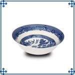Blue Willow Cereal Bowl 18cm Coupe Soup Ceramic Tableware Antique Oriental Style