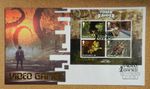 2020 BUCKINGHAM COVER BC634M - VIDEO GAMES - TOMB RAIDER Mini-Sheet