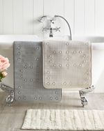 Bath Mat Non Slip Shower Mat White Grey Bath Tub Mat Large Bath Mat 90cm x 43cm