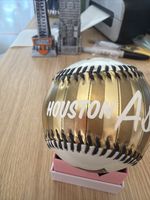Houston Astros Logo MLB Rawlings Team Logo Collectible Baseball B23