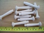 10x  Hardwood shaker pegs, MEDIUM, coat pegs, mug pegs