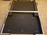 Swan Flight SFL112 Large Black Aluminium Flight Case Foam Lined 112x50x15cm 3U