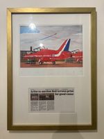 Signed Red Arrows RAF Print – 2013 Team + COA (Limited Edition #7/15  