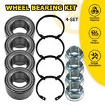 4 X for Ifor Williams Trailer P00002 Compatible Sealed Wheel Bearing Kit JRM4249