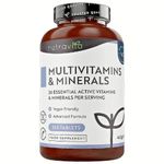 Multivitamins & Minerals A-Z Men & Women 365 Vegan Tablets - 100% NRV One A Day