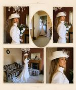 Rare Original Stewart Parvin Vintage Wedding Gown UK 8 Royal Designer Bridal