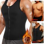 Men's Neoprene Sauna Sweat Thermo Vest Shirt Body Shaper Sports Weight Loss Tops