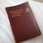 GWR Book Historic Sites and Scenes of England 1905 Hardback Book Leather Bound