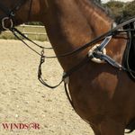 Leather 5 Point Breastplate by Windsor Equestrian    Real Sheepskin Comfort Pads
