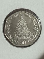 2016 Gibraltar 50p Fifty Pence XMAS Christmas Tree Coin Low Mintage BUNC