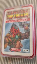 Rare Fantasy Top Trumps Aliens & Space Warriors Waddingtons